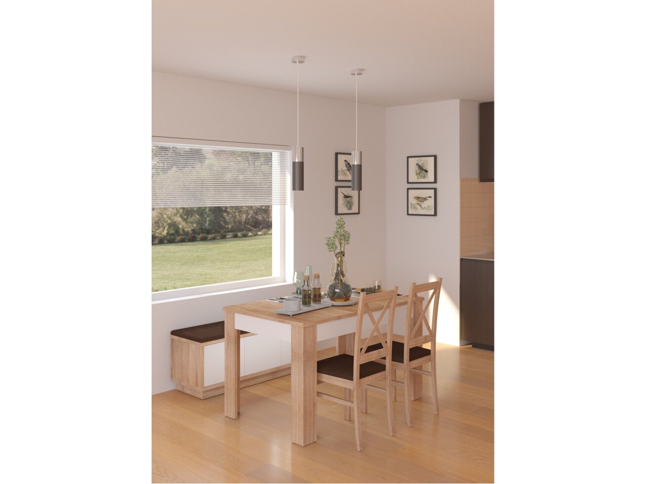 Svetainės baldų komplektas HYBRID 10 3