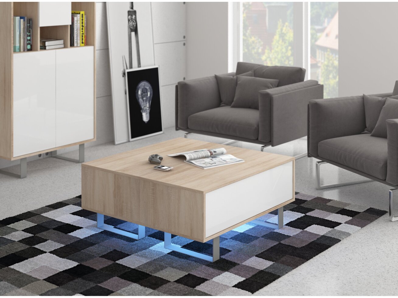 Žurnalinis staliukas KIN-08 9