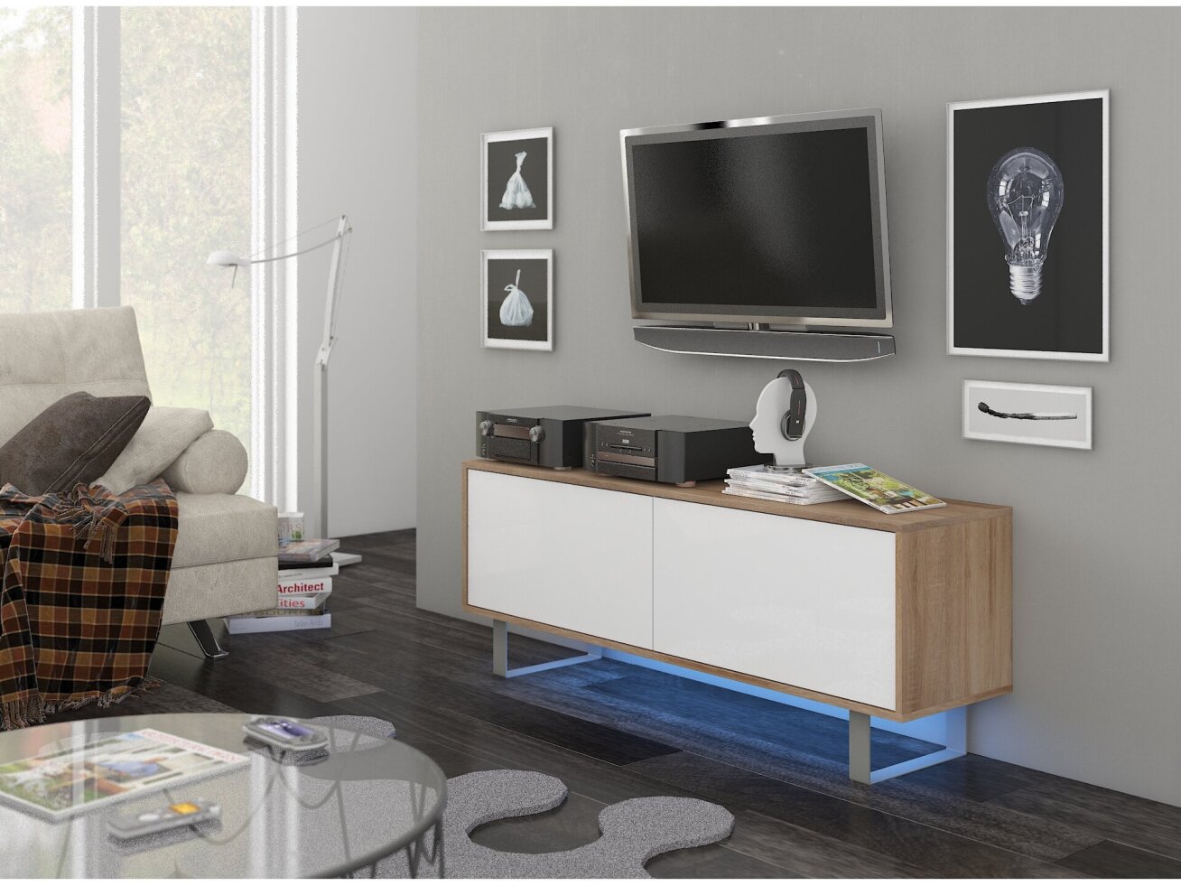 TV staliukas KIN-01 9