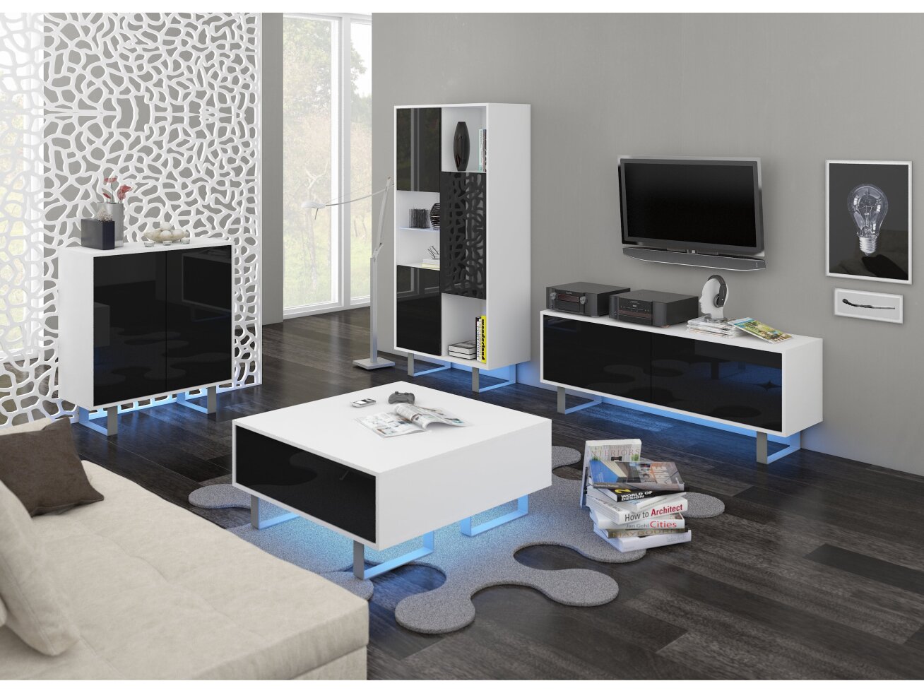 Svetainės baldų komplektas KING 1 5