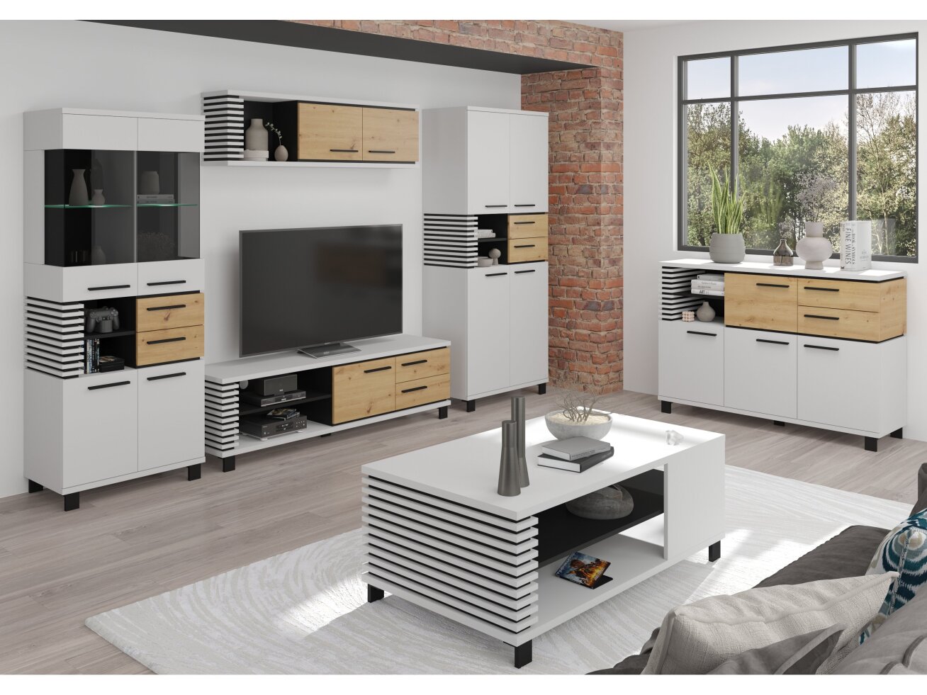 Svetainės baldų komplektas LAMIR 2 6