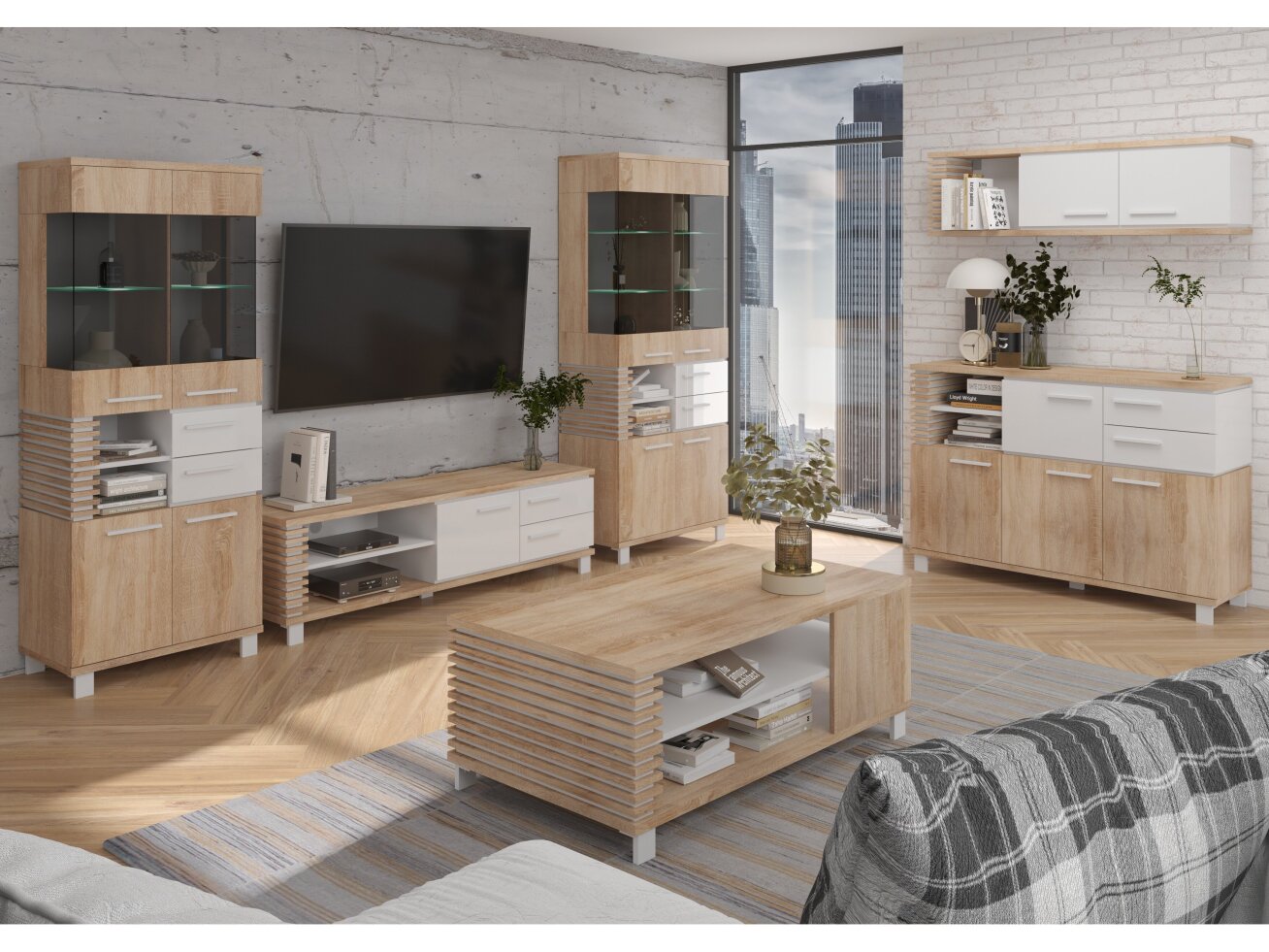 Svetainės baldų komplektas LAMIR 3 11