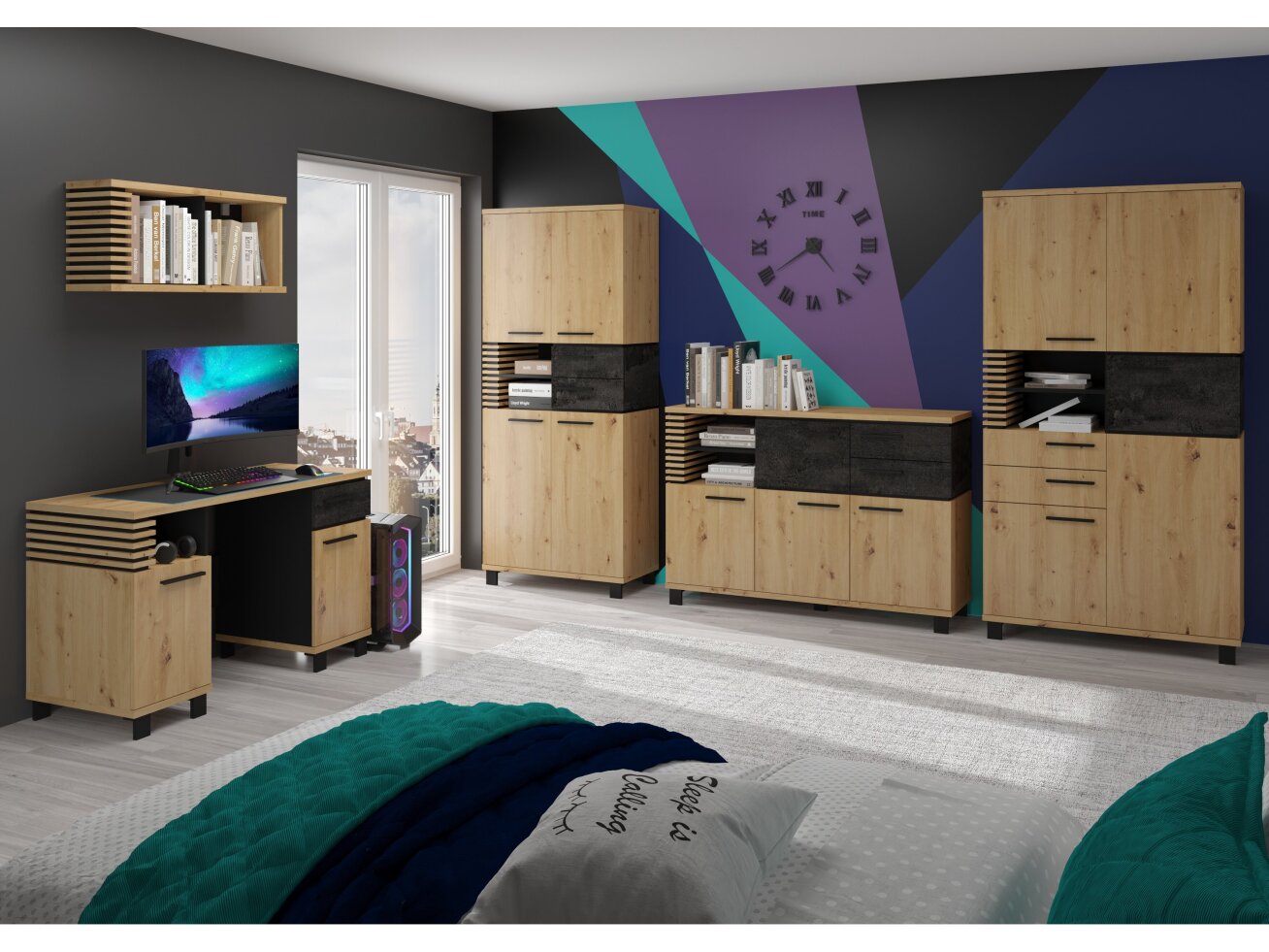 Biuro baldų komplektas LAMIR 4 7