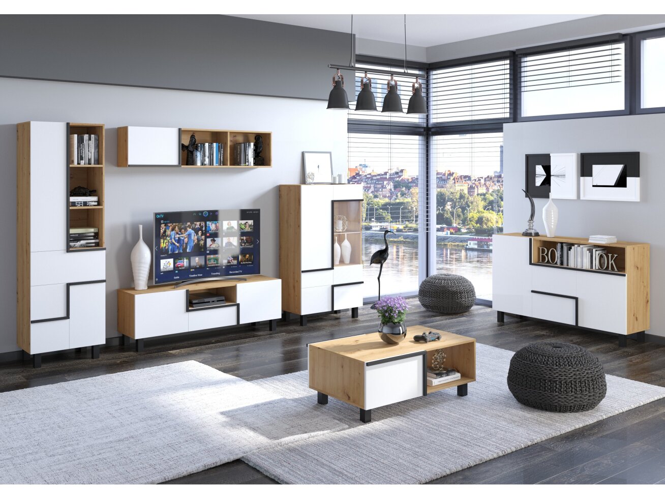 Svetainės baldų komplektas LARS 1 5