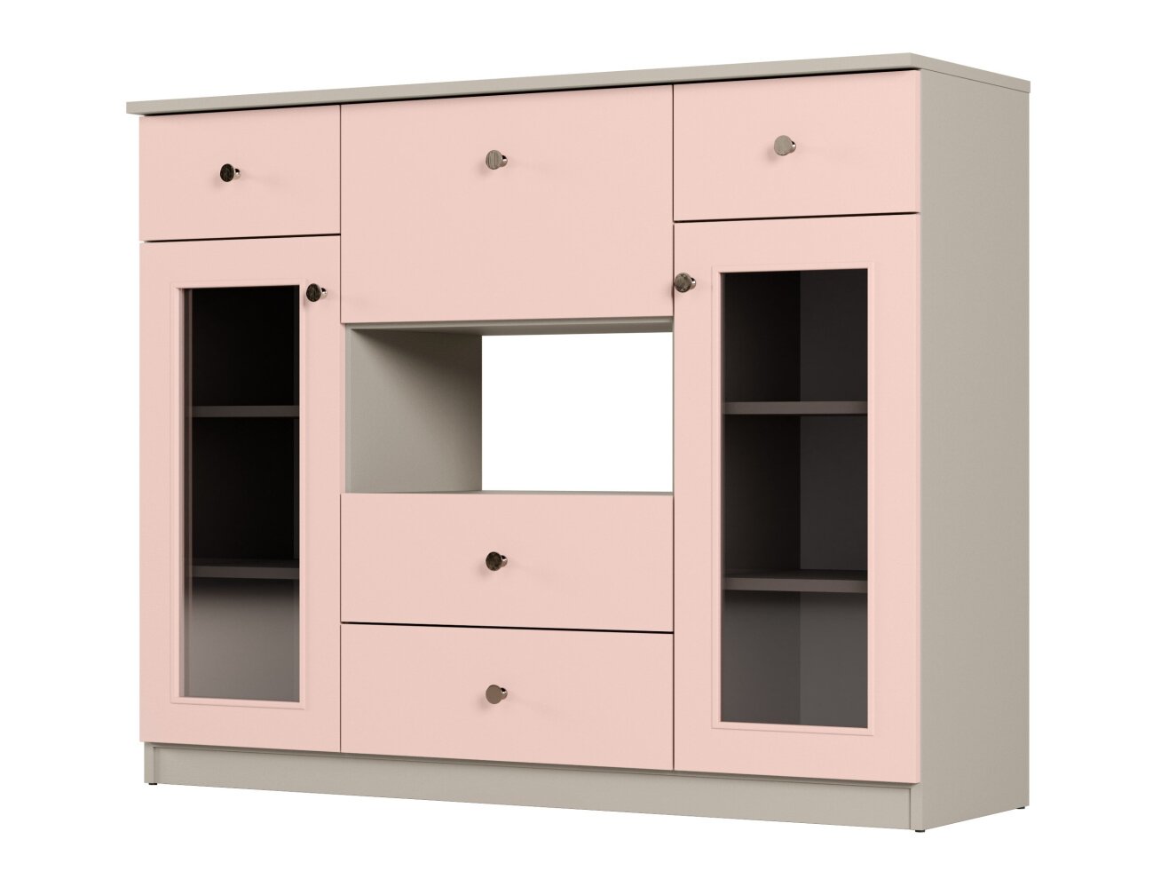 Komoda su vitrinom MBL 140-W 3