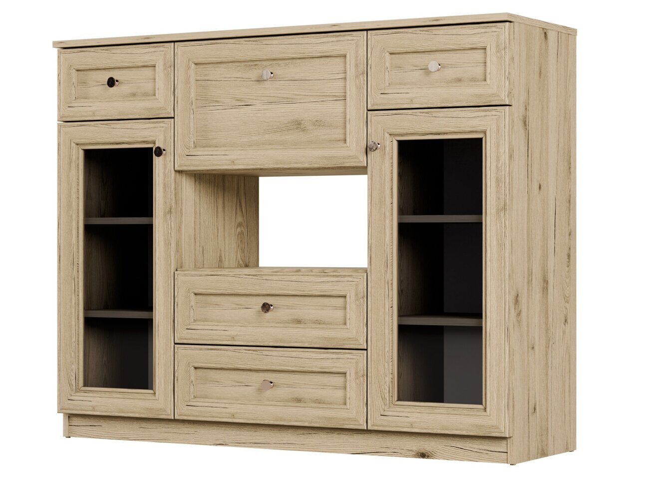 Komoda su vitrinom MBL 140-W 4 Komoda su vitrinom MBL 140-W 4