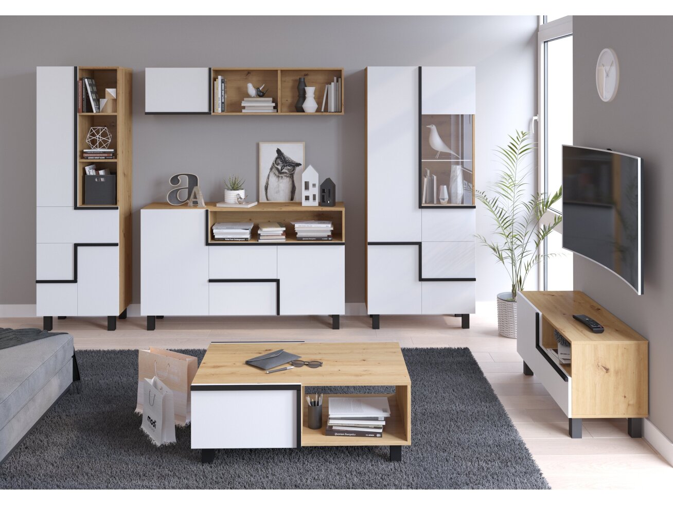 Svetainės baldų komplektas LARS 4 5