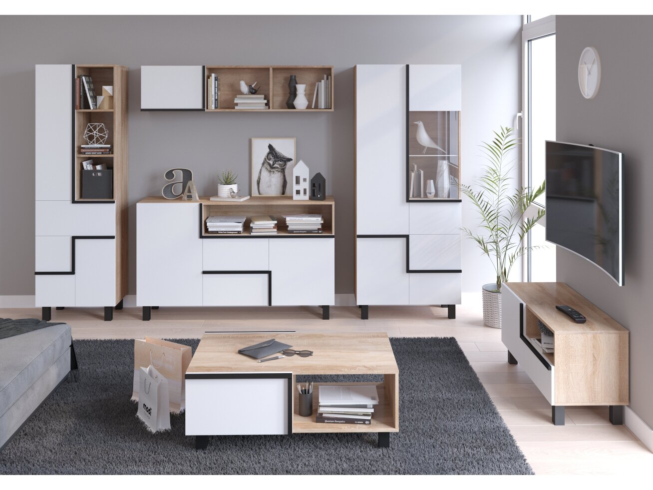 Svetainės baldų komplektas LARS 4 7