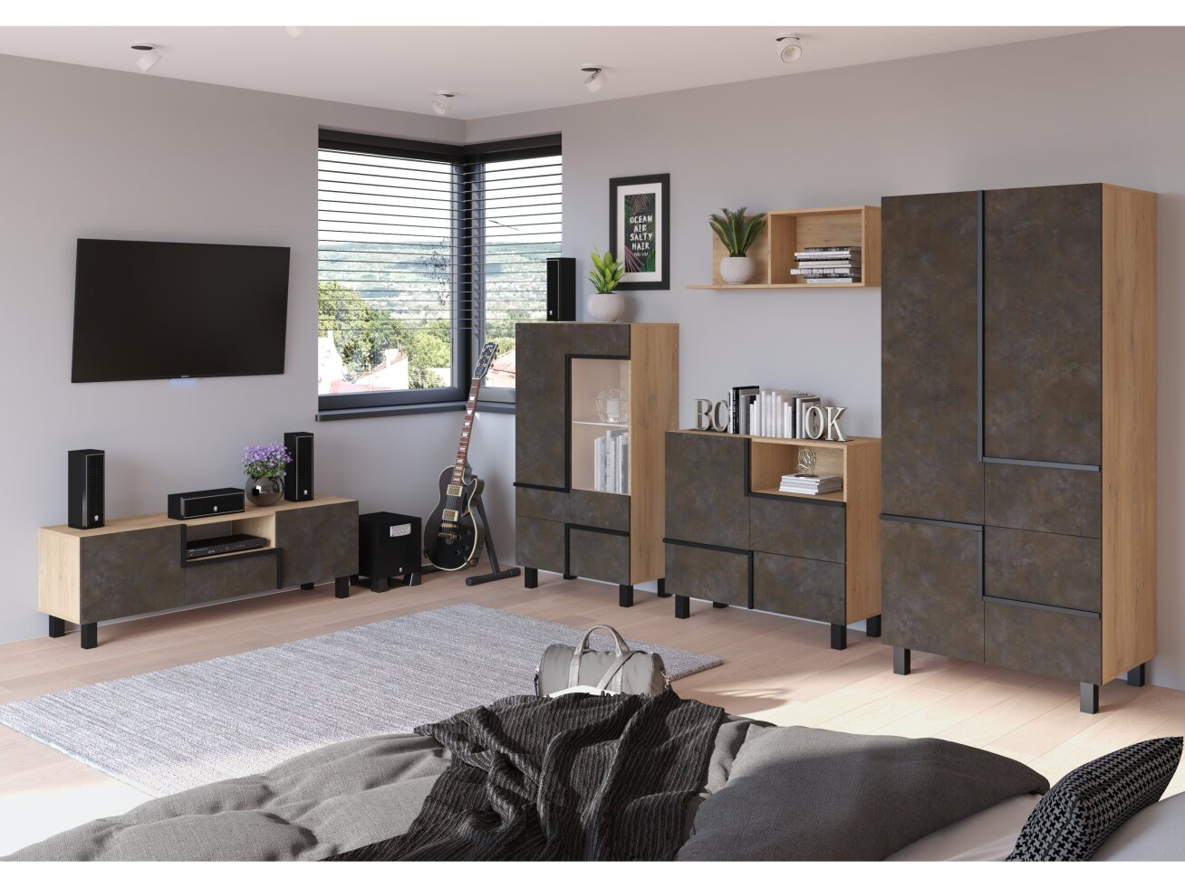 Svetainės baldų komplektas LARS 5 6