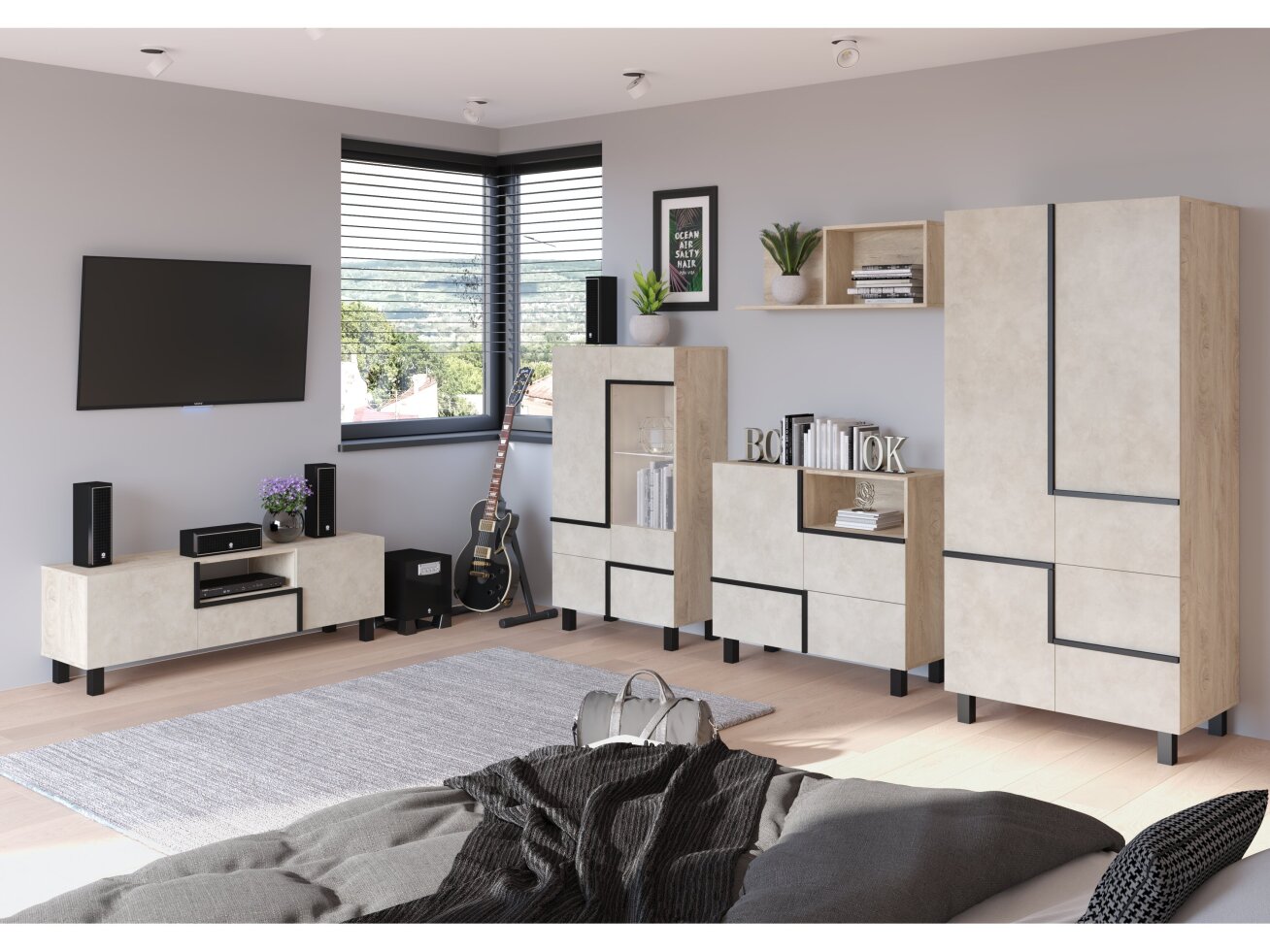 Svetainės baldų komplektas LARS 5 9