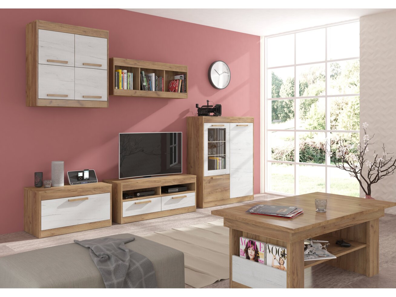 Svetainės baldų komplektas MAXIMUS 1 9