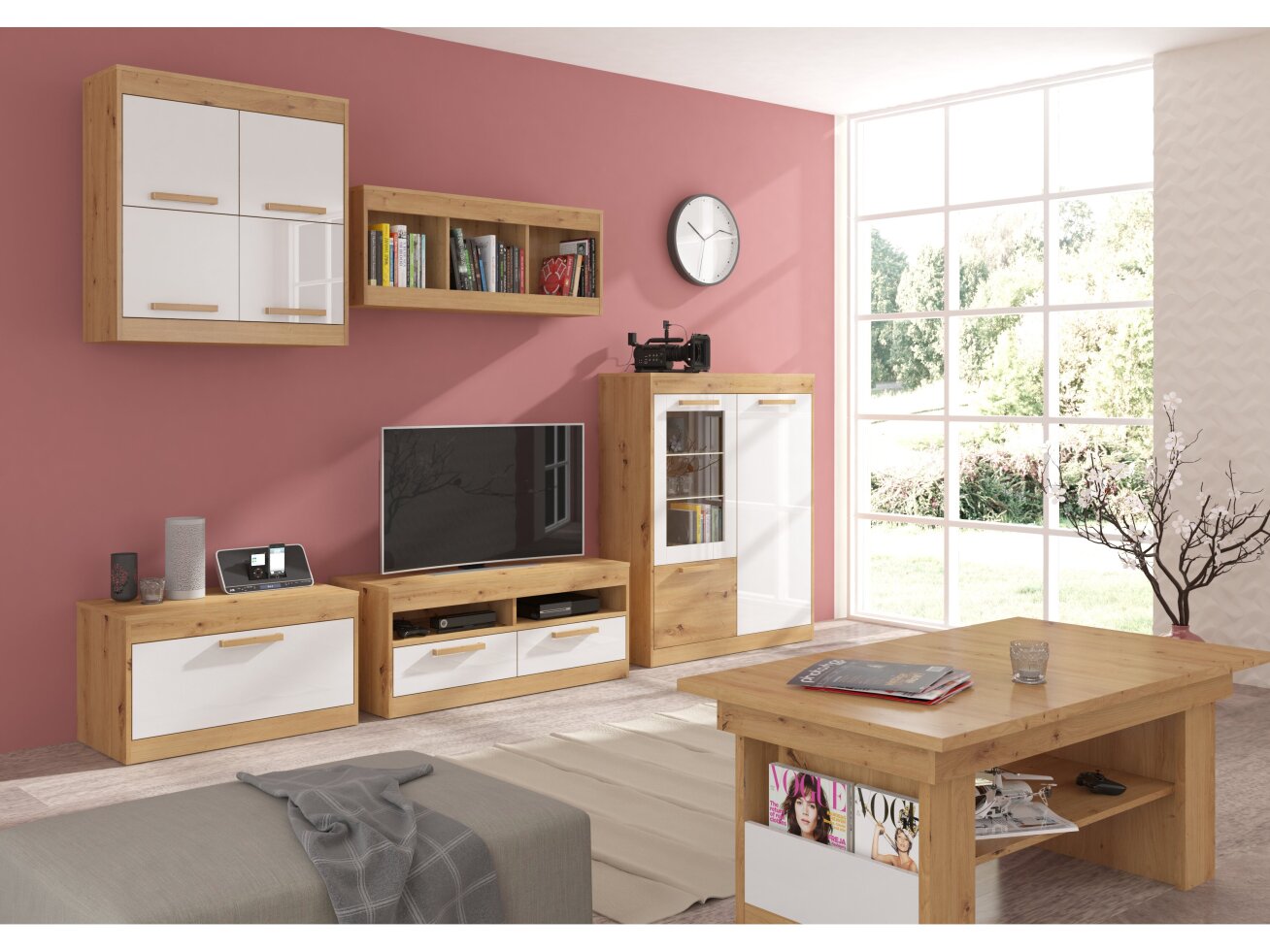 Svetainės baldų komplektas MAXIMUS 1 10