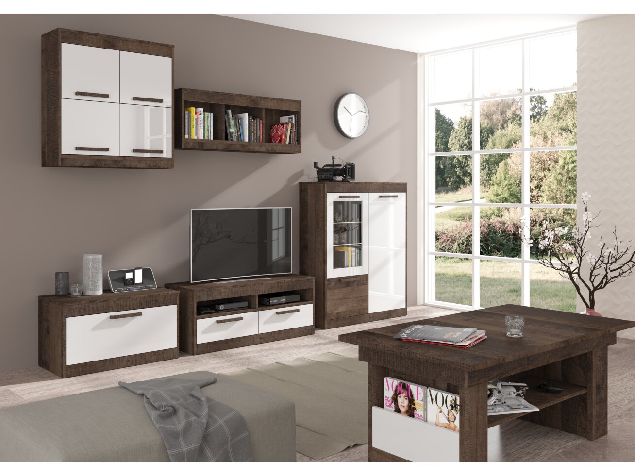 Svetainės baldų komplektas MAXIMUS 1 8 Svetainės baldų komplektas MAXIMUS 1 8