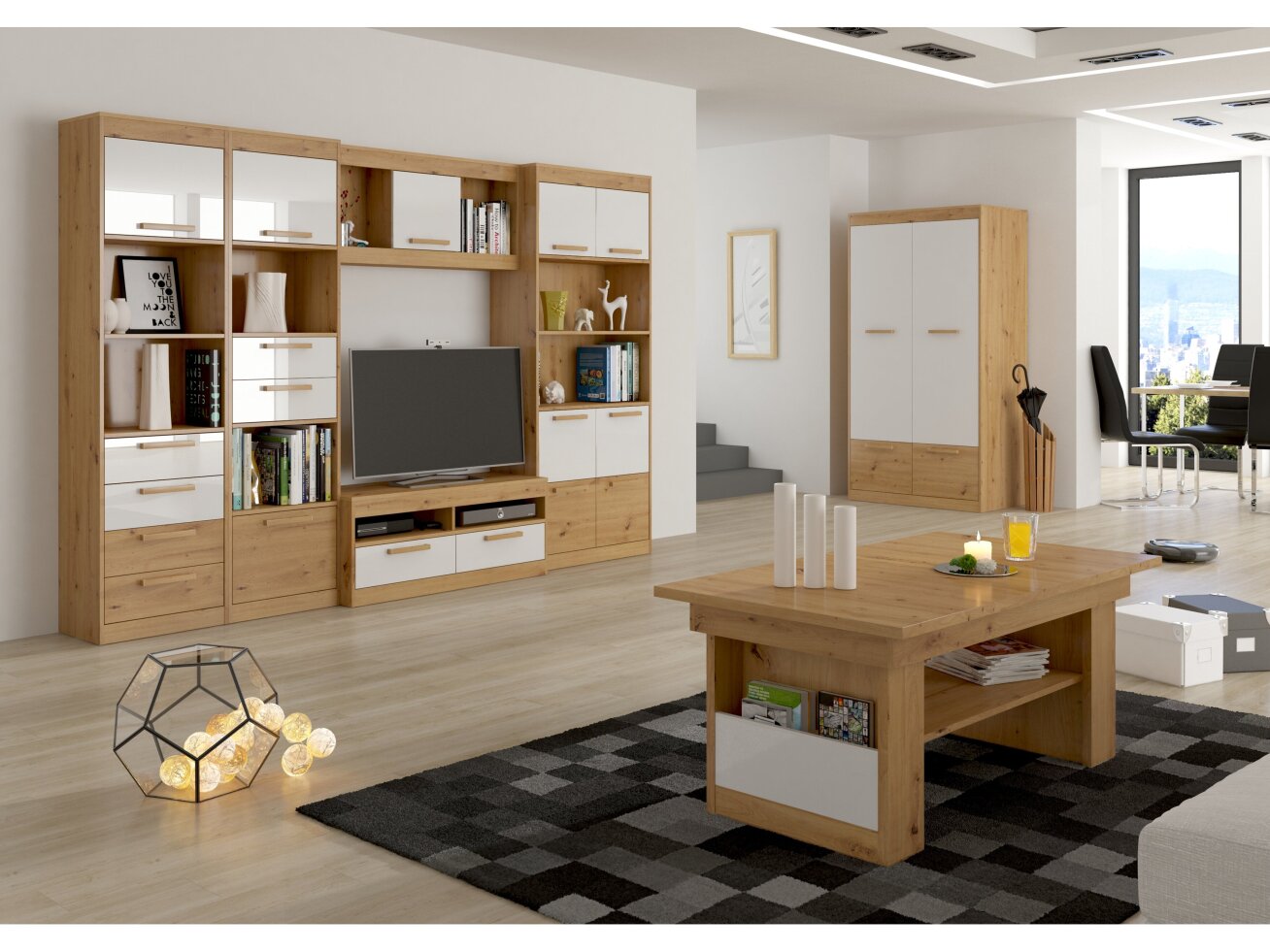 Svetainės baldų komplektas MAXIMUS 3 10 Svetainės baldų komplektas MAXIMUS 3 10