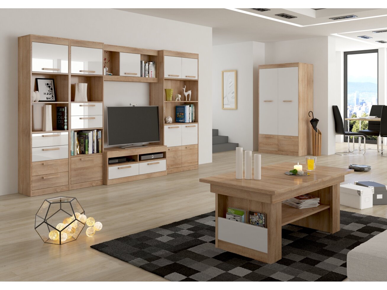 Svetainės baldų komplektas MAXIMUS 3 7