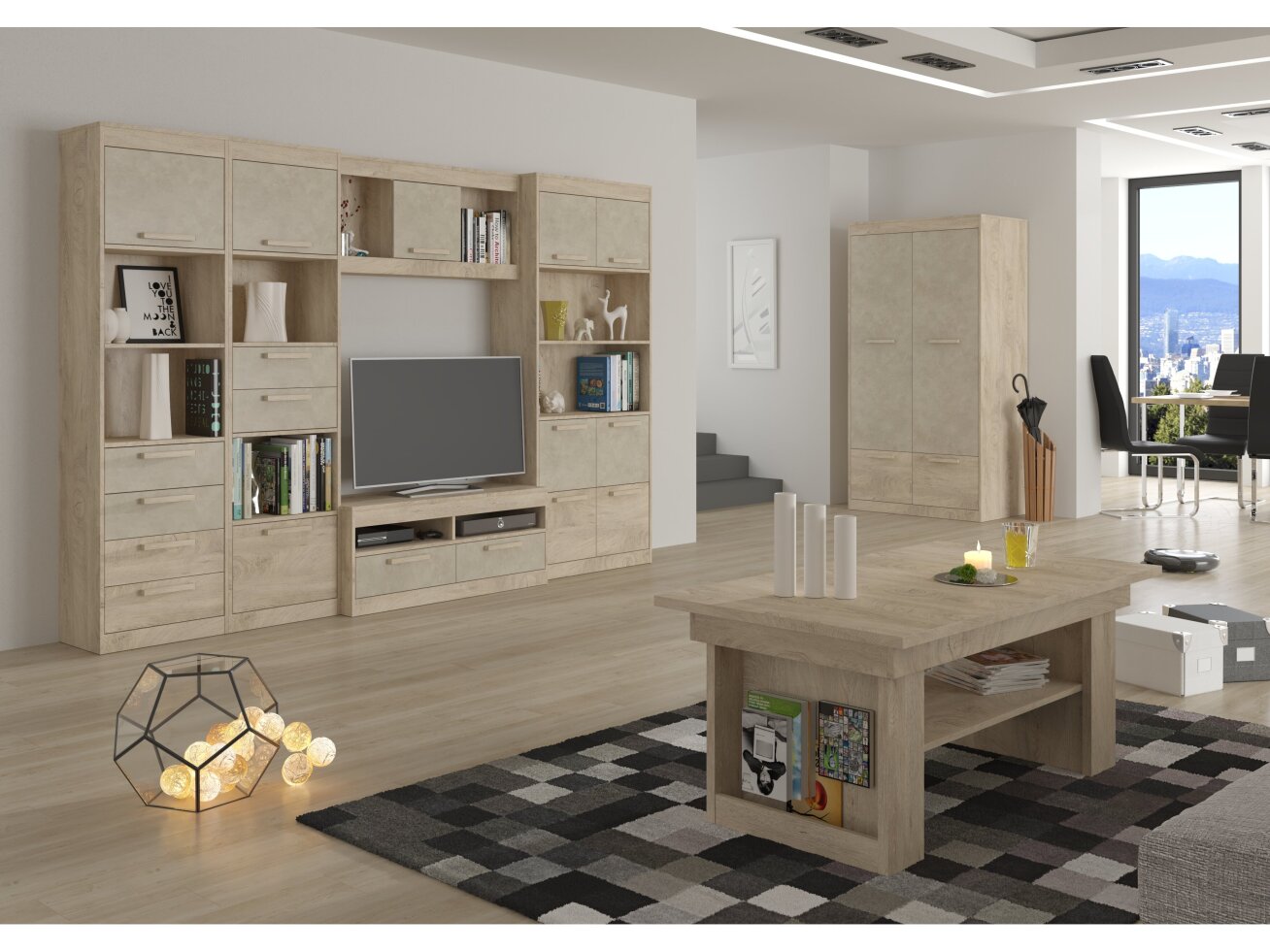 Svetainės baldų komplektas MAXIMUS 3 11 Svetainės baldų komplektas MAXIMUS 3 11