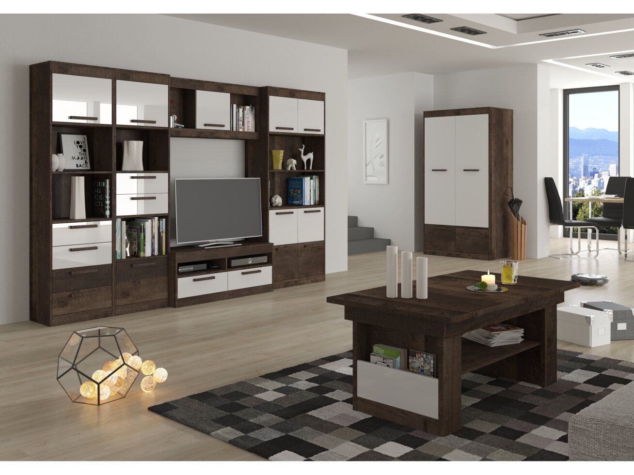 Svetainės baldų komplektas MAXIMUS 3 8