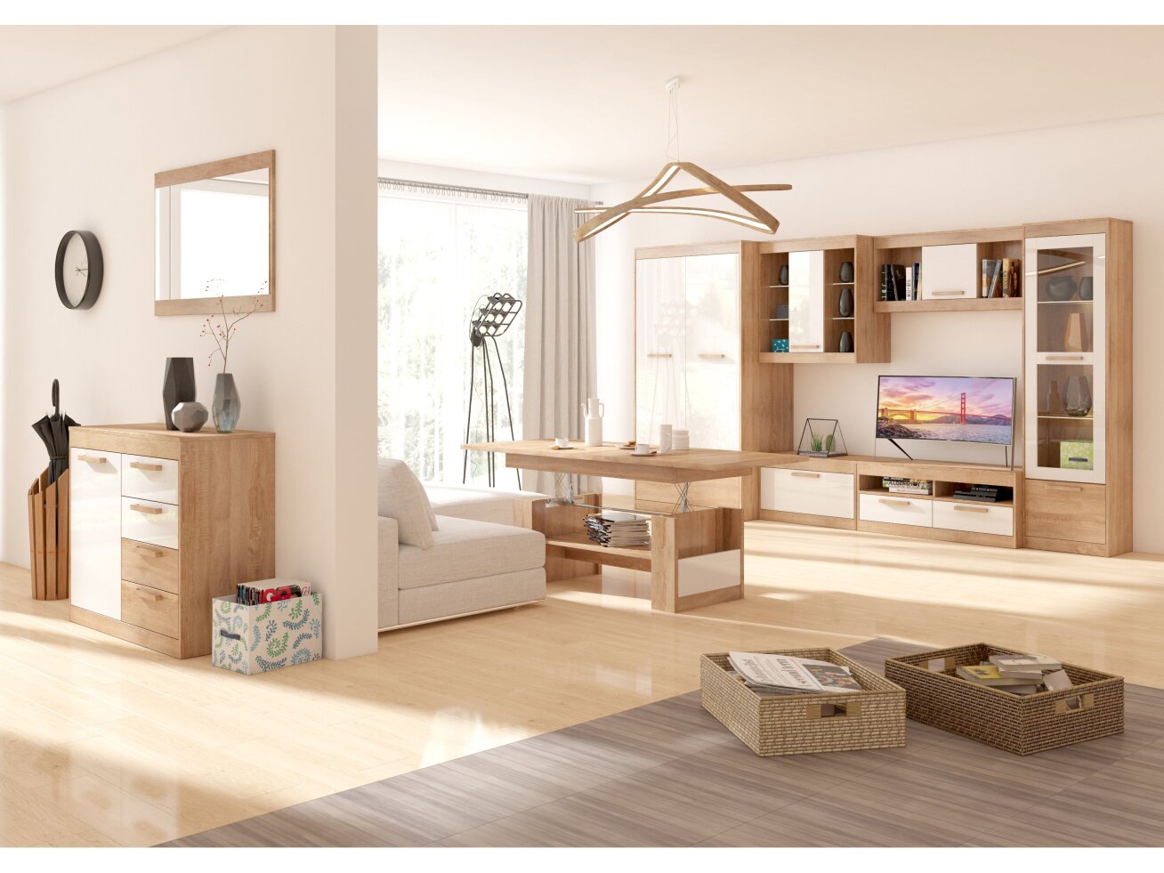 Svetainės baldų komplektas MAXIMUS 5 8