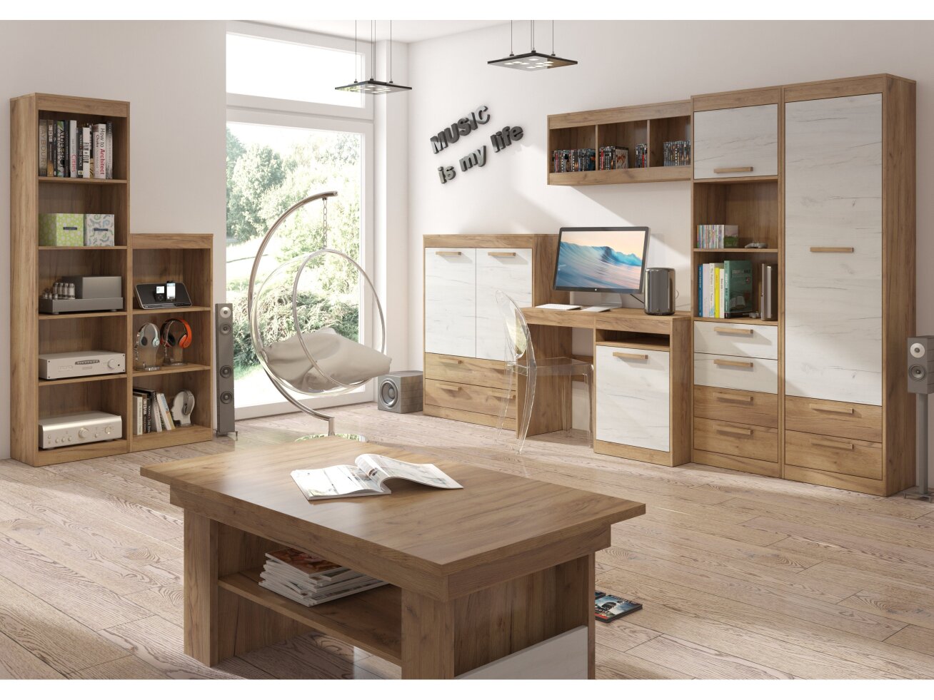 Svetainės baldų komplektas MAXIMUS 7 9 Svetainės baldų komplektas MAXIMUS 7 9