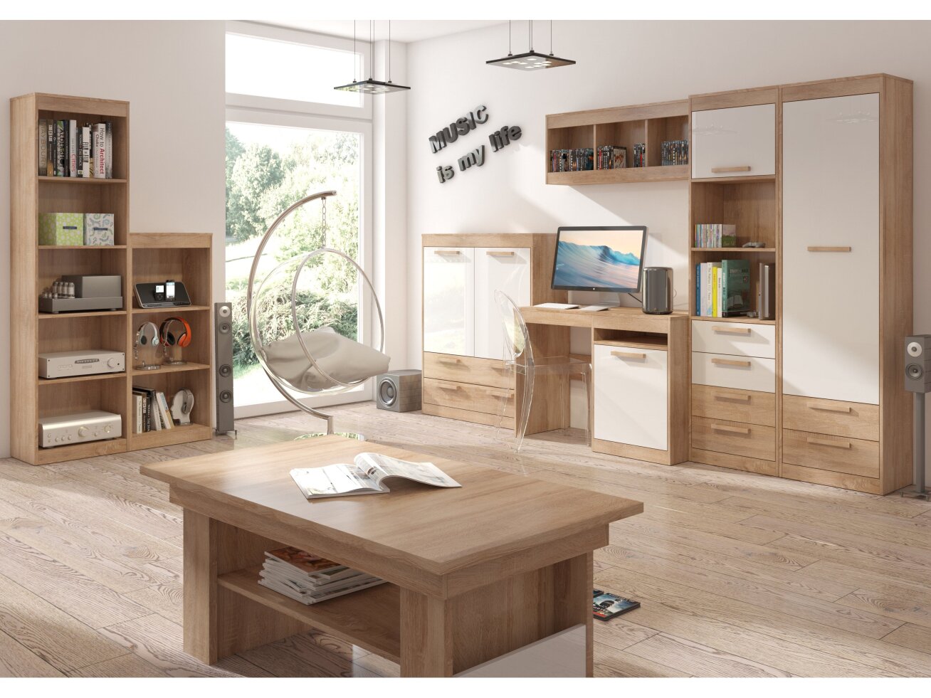 Svetainės baldų komplektas MAXIMUS 7 7