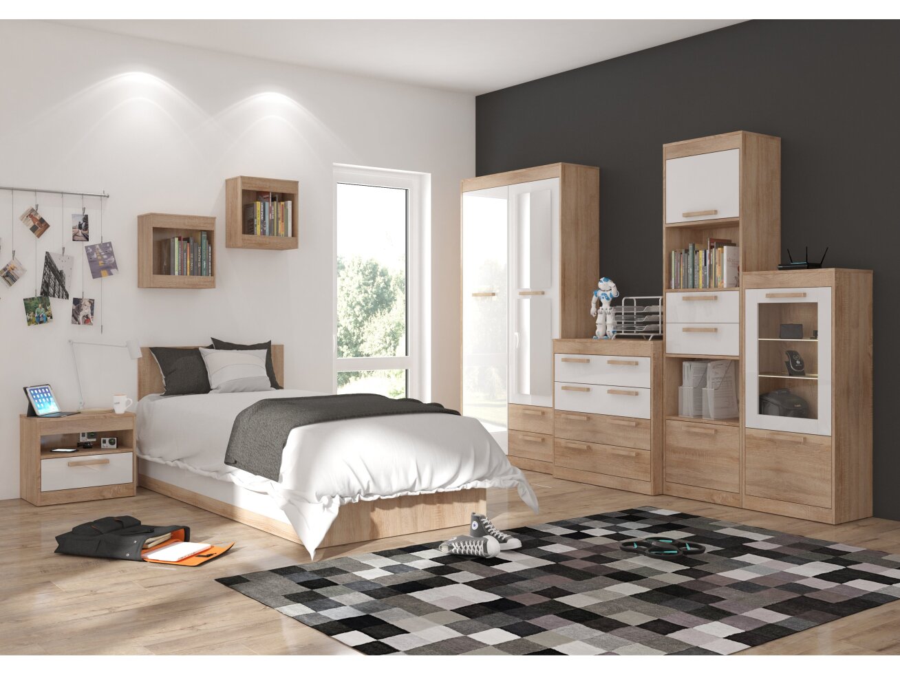 Vaikų kambario komplektas MAXIMUS 8 9