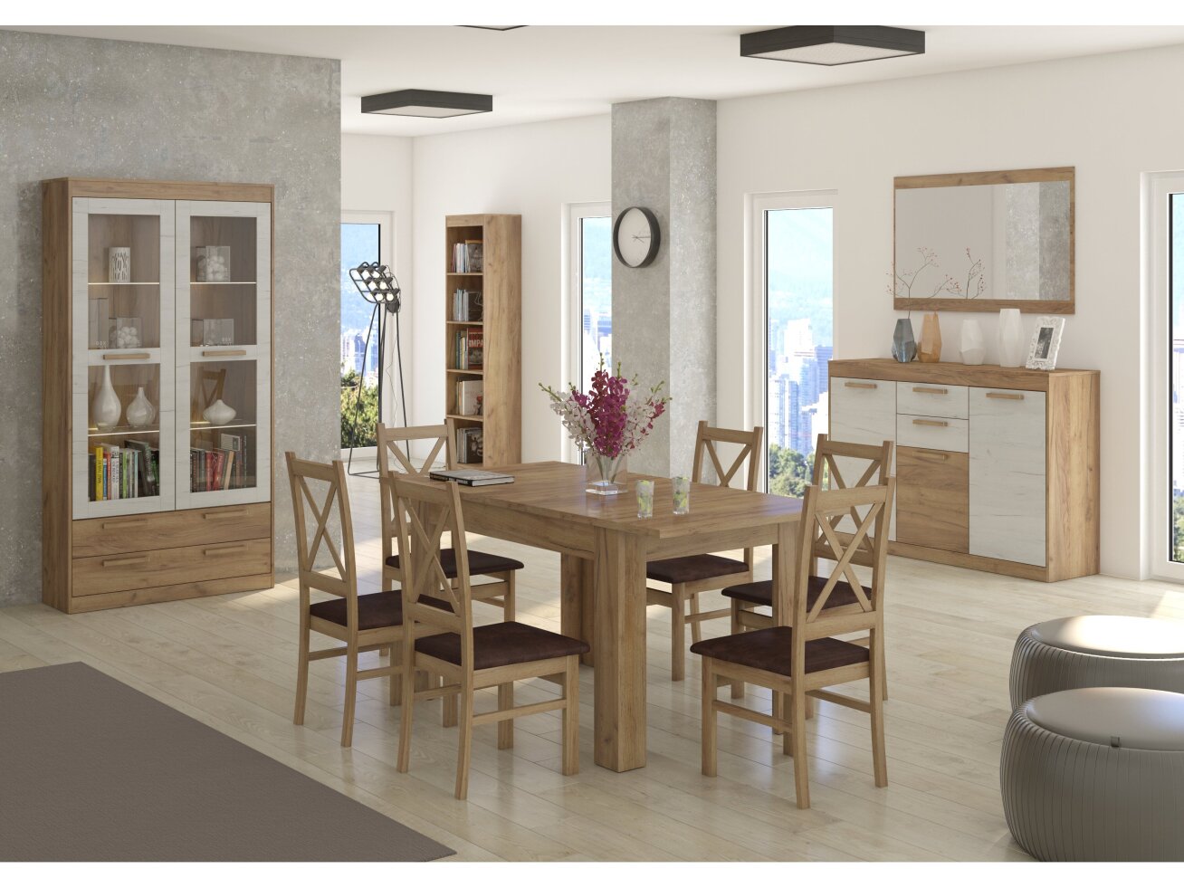 Svetainės baldų komplektas MAXIMUS 11 9 Svetainės baldų komplektas MAXIMUS 11 9