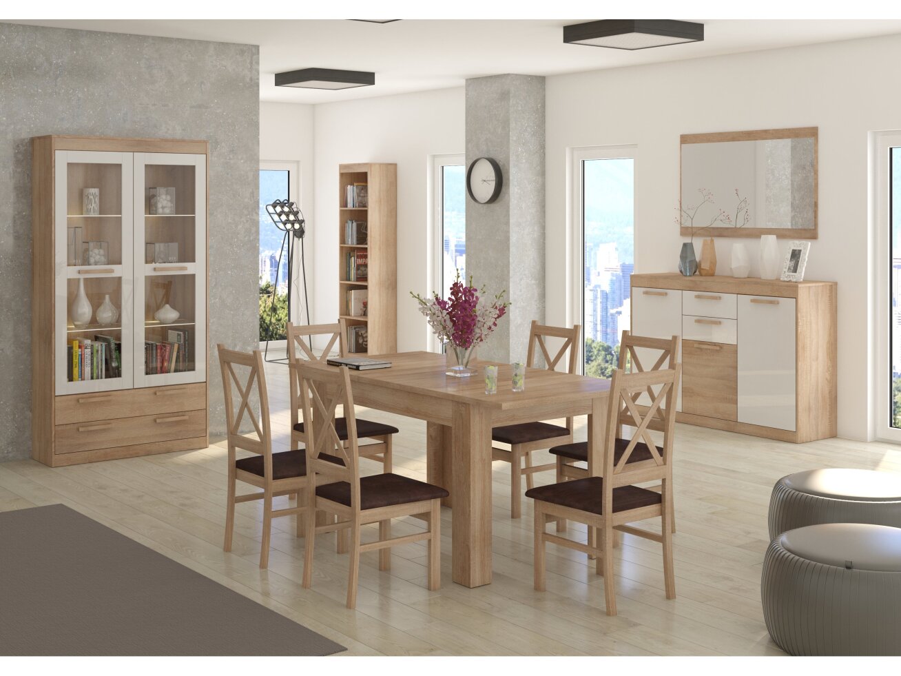 Svetainės baldų komplektas MAXIMUS 11 7