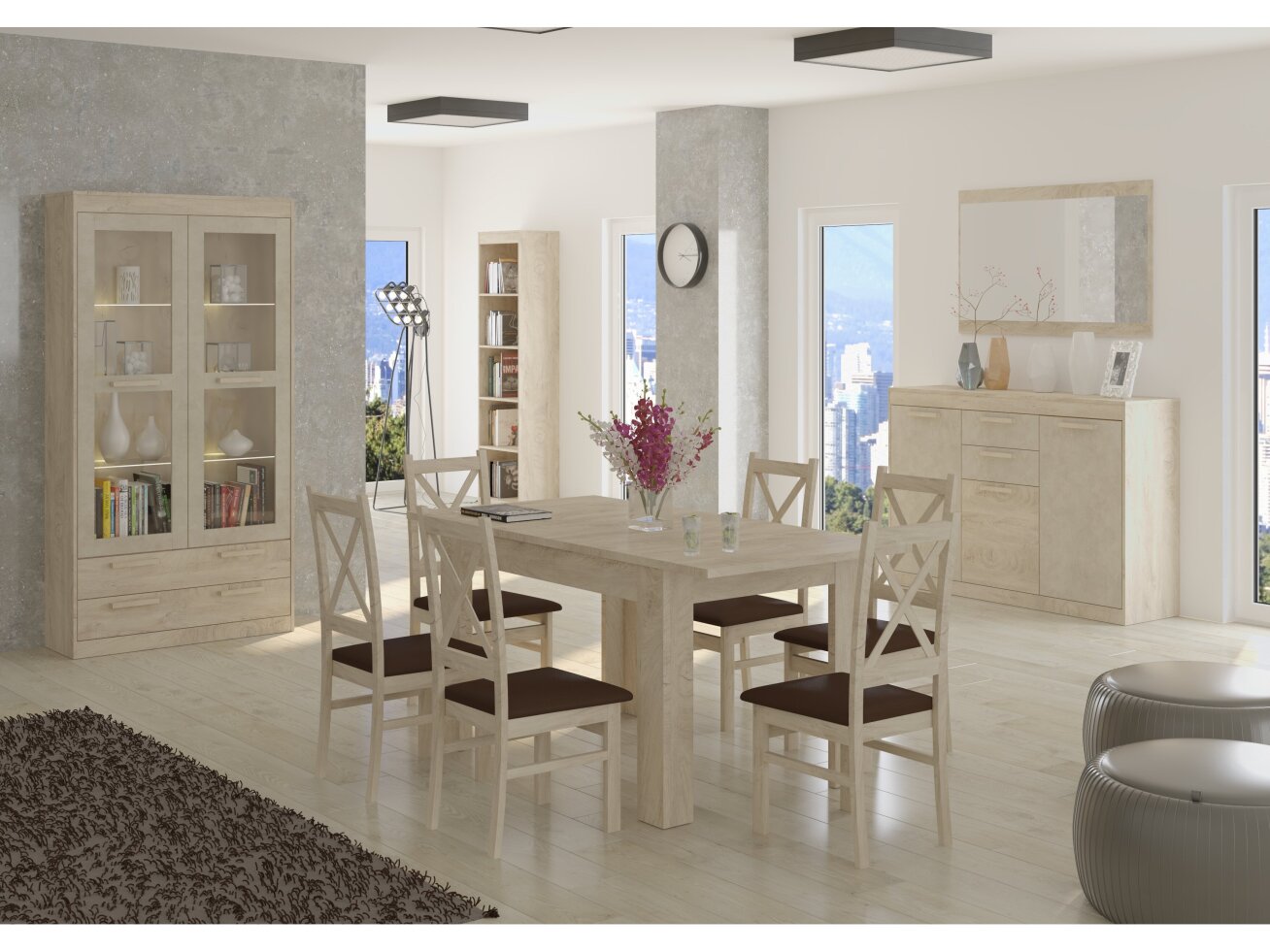 Svetainės baldų komplektas MAXIMUS 11 11 Svetainės baldų komplektas MAXIMUS 11 11