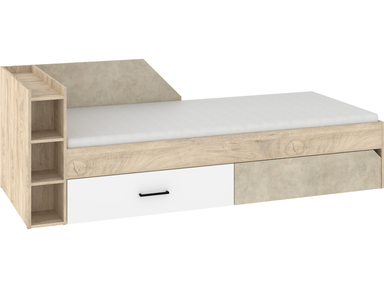 Jaunuolio lova su stalčiais PAX-07 12 Jaunuolio lova su stalčiais PAX-07 12