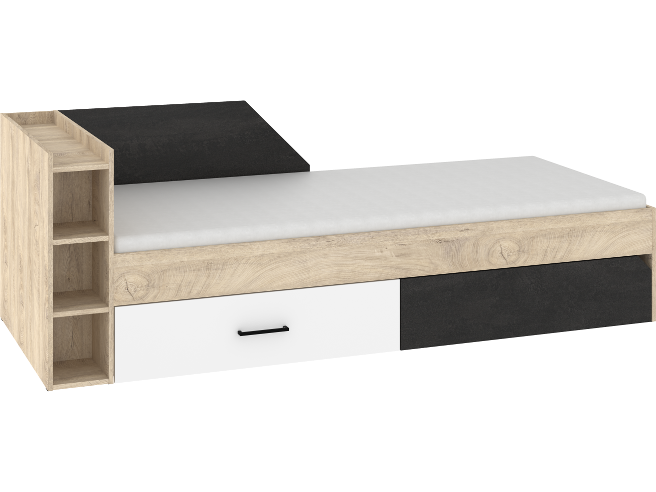 Jaunuolio lova su stalčiais PAX-07 8