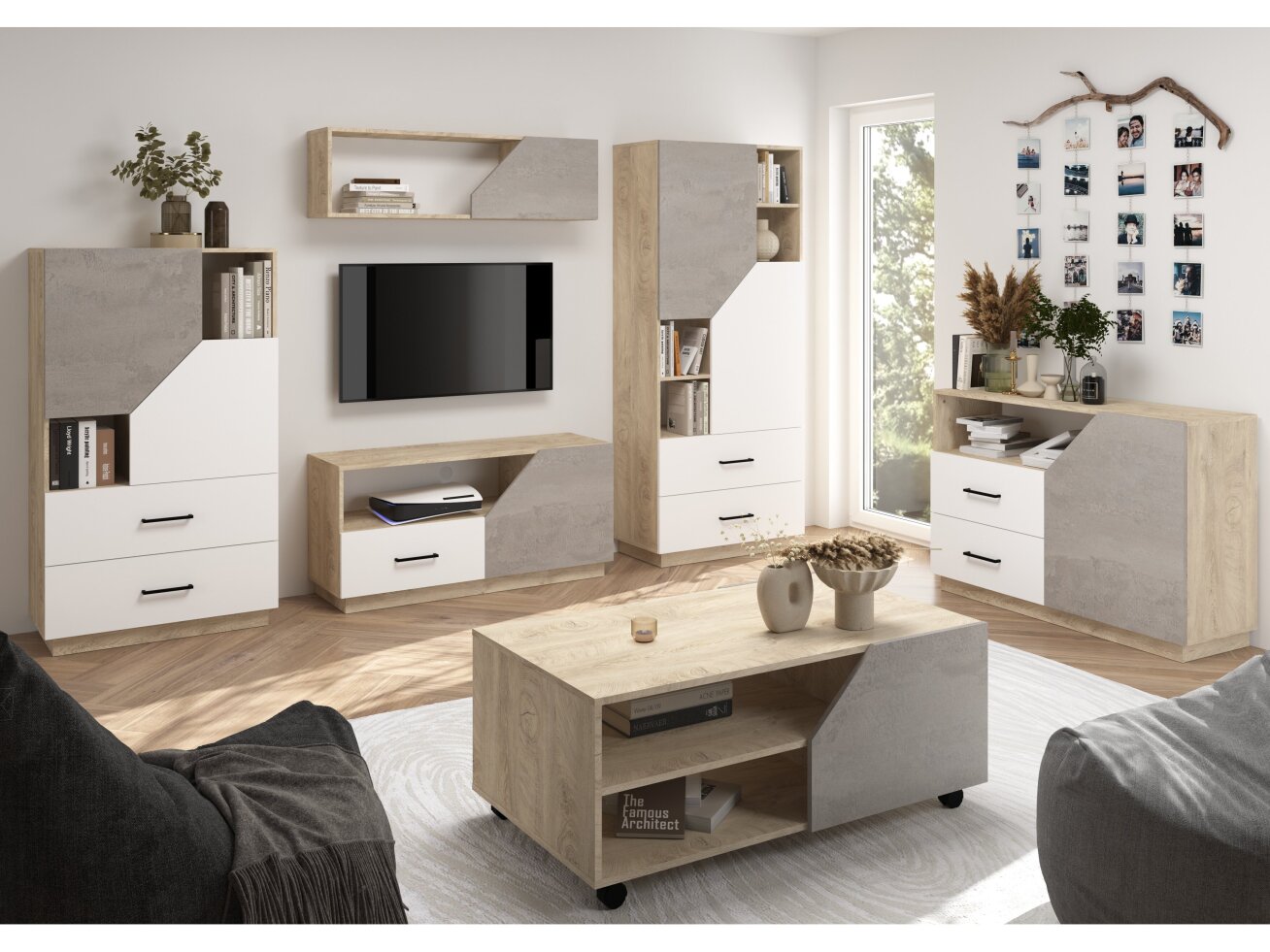 Svetainės baldų komplektas PAX 1 7 Svetainės baldų komplektas PAX 1 7