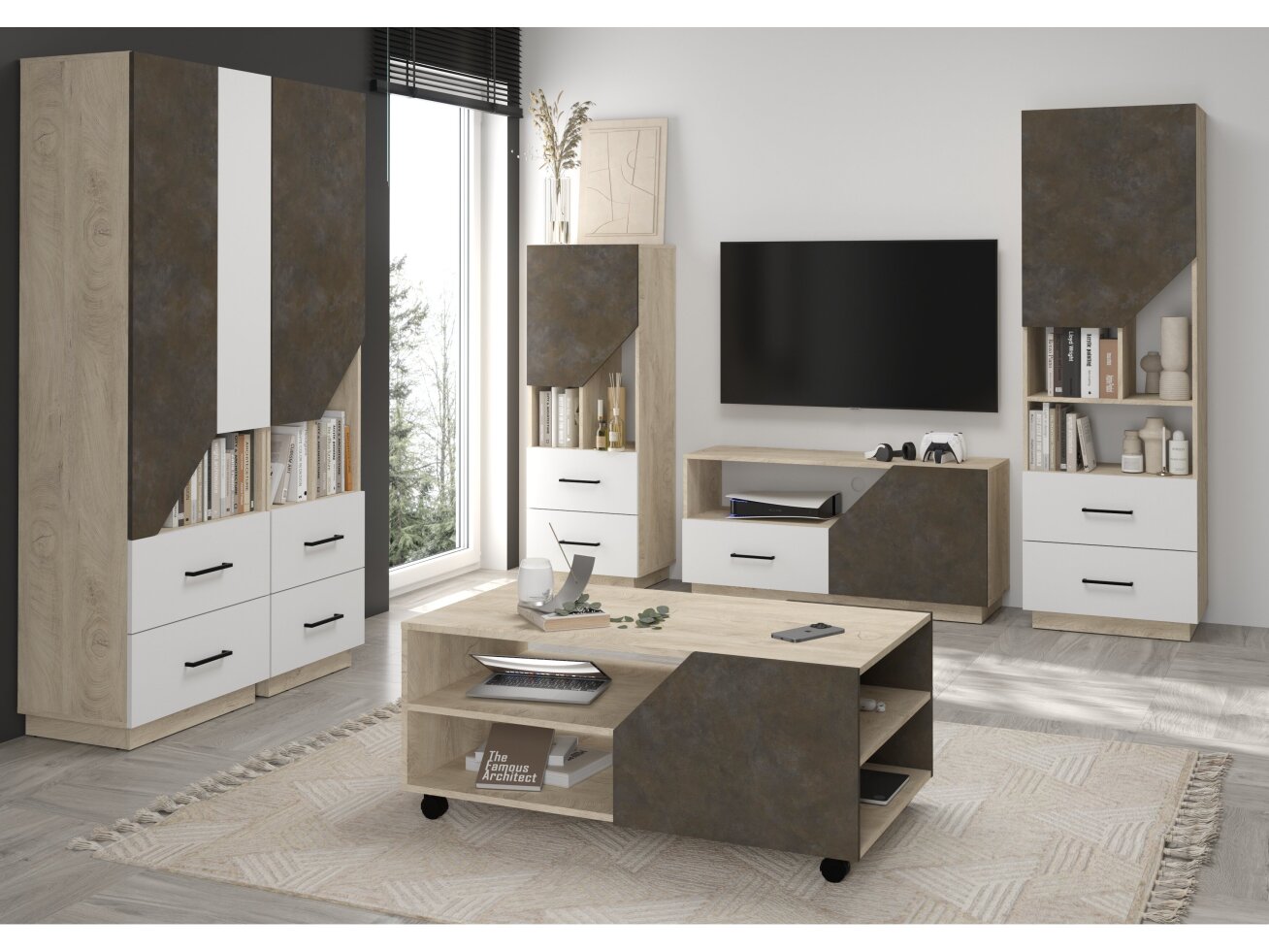 Svetainės baldų komplektas PAX 2 9