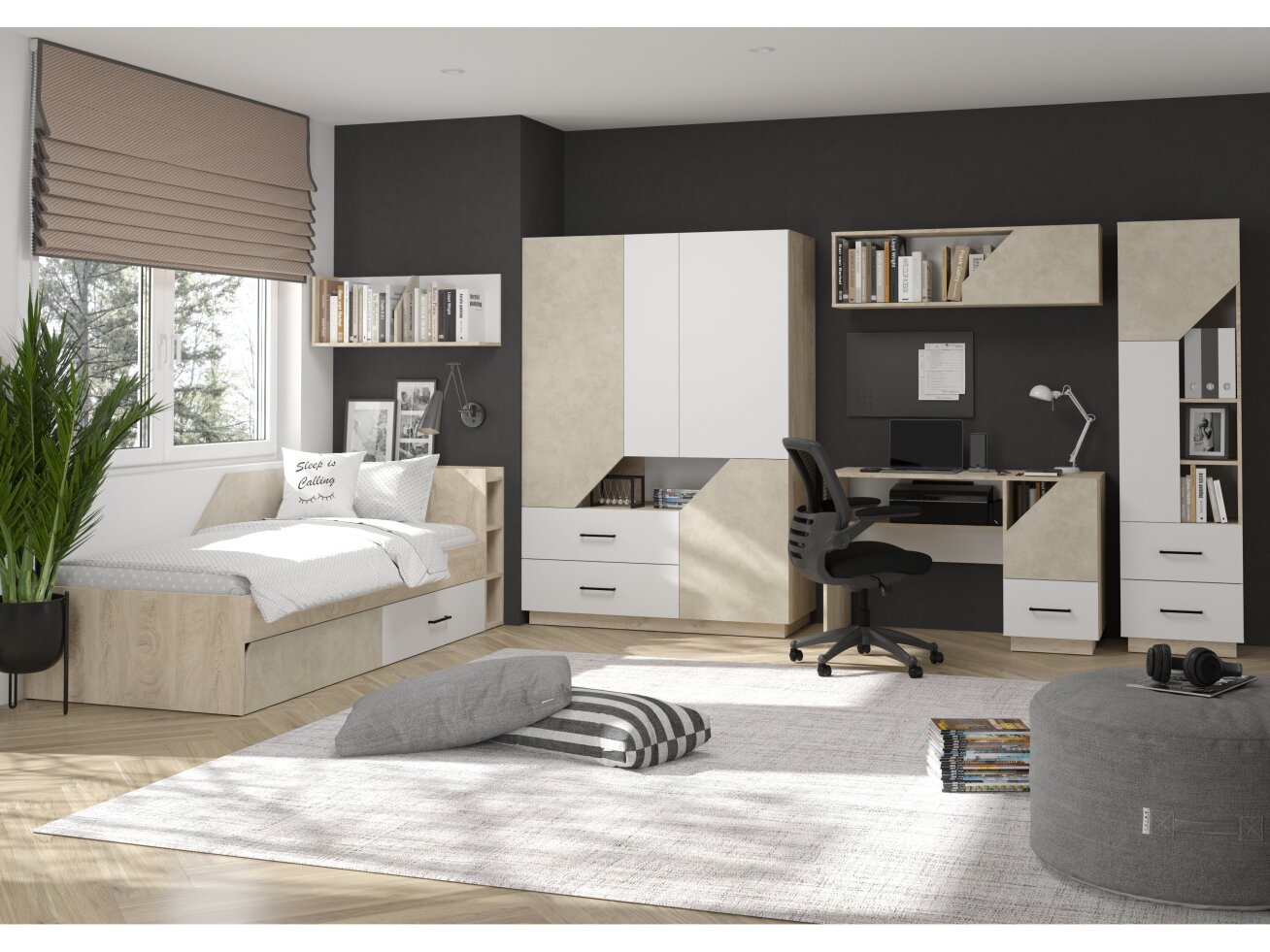 Vaikų kambario komplektas PAX 3 11