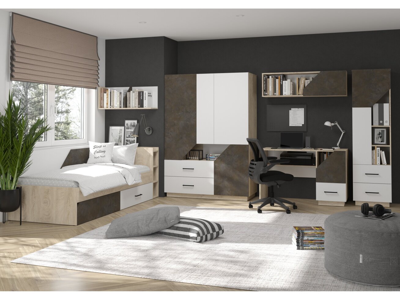 Vaikų kambario komplektas PAX 3 10 Vaikų kambario komplektas PAX 3 10