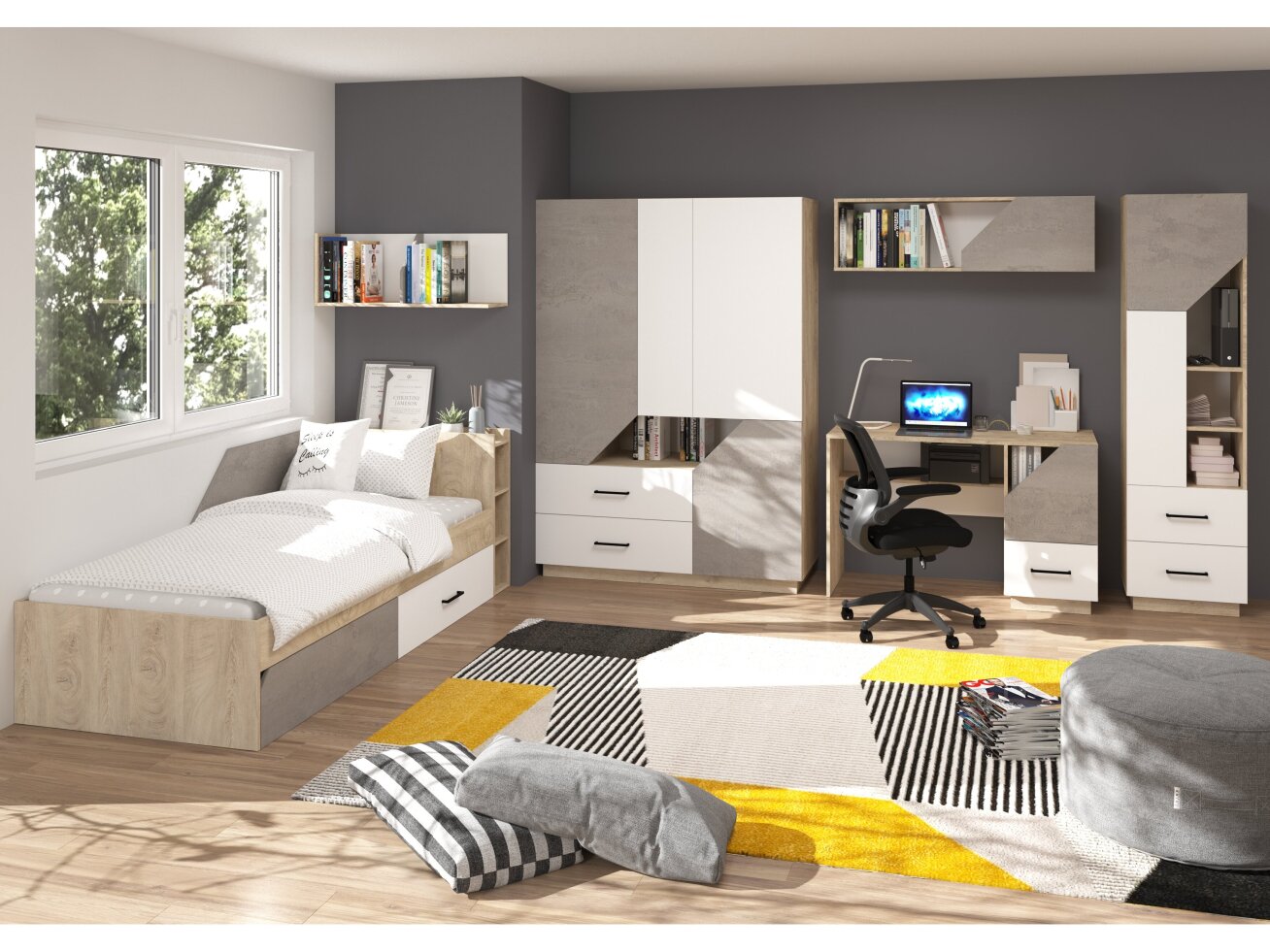 Vaikų kambario komplektas PAX 3 8 Vaikų kambario komplektas PAX 3 8