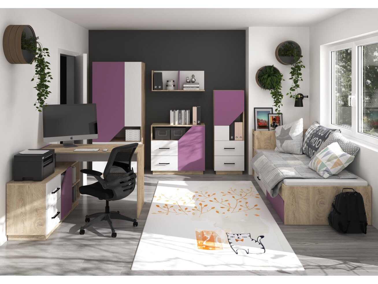 Vaikų kambario komplektas PAX 4 9 Vaikų kambario komplektas PAX 4 9