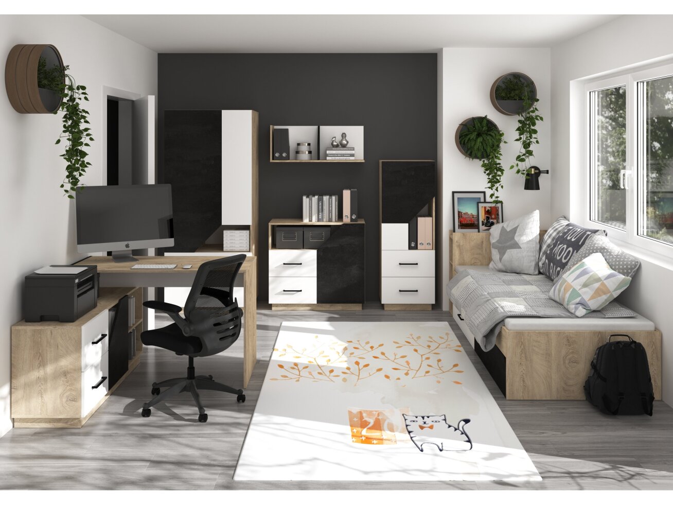 Vaikų kambario komplektas PAX 4 7 Vaikų kambario komplektas PAX 4 7