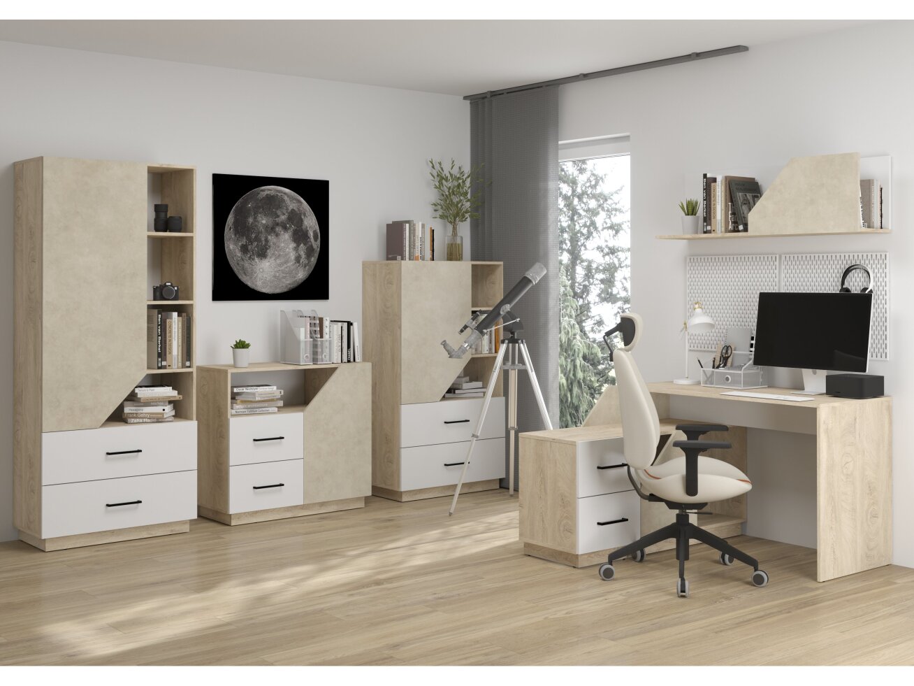 Biuro baldų komplektas PAX 5 10 Biuro baldų komplektas PAX 5 10