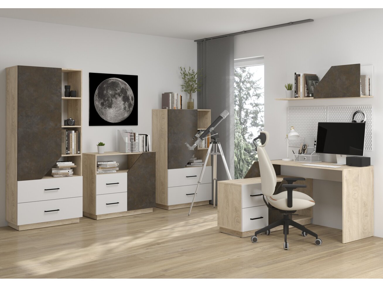 Biuro baldų komplektas PAX 5 9