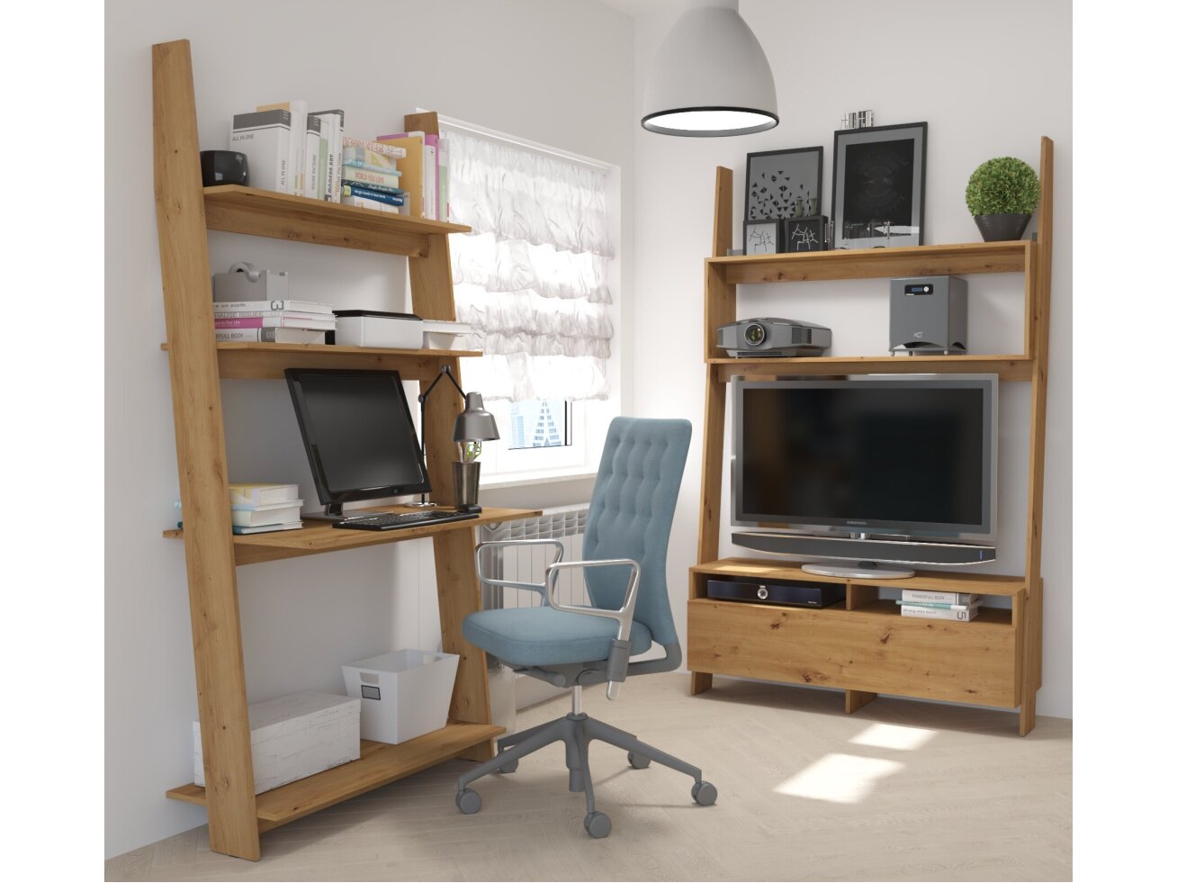 Biuro baldų komplektas RACK 4 3