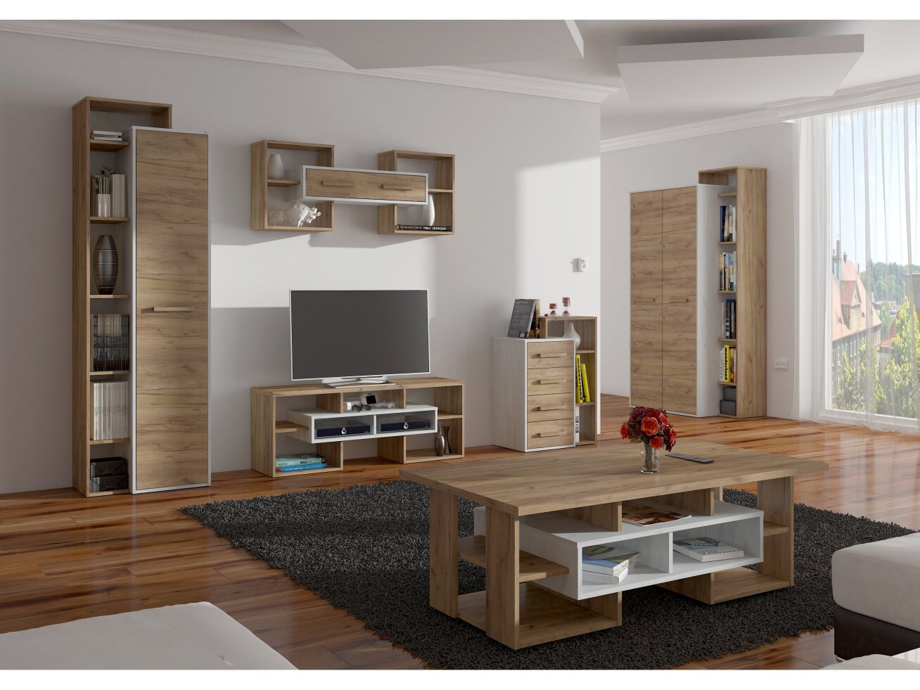 Svetainės baldų komplektas RIO 2 6