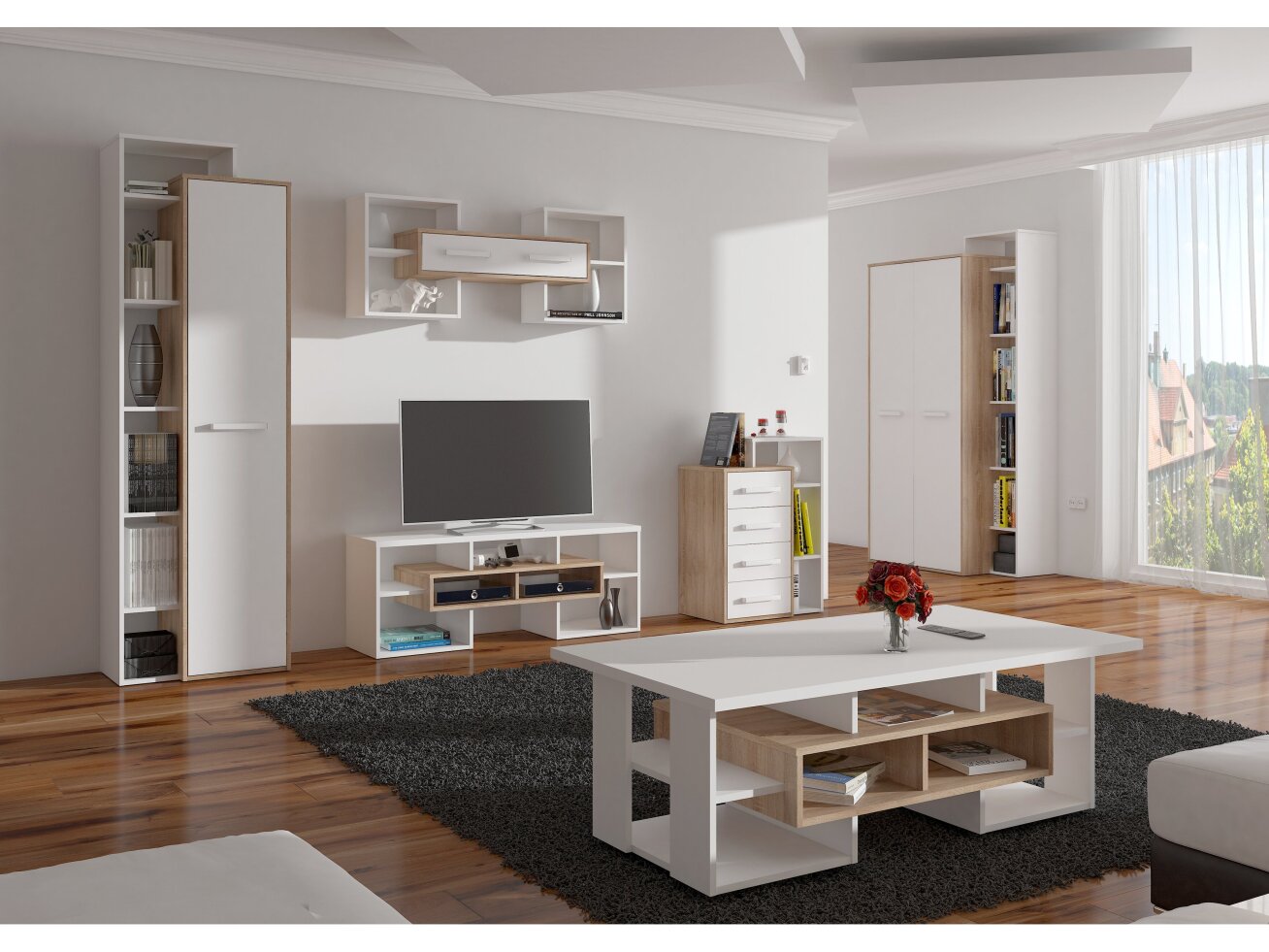 Svetainės baldų komplektas RIO 2 10