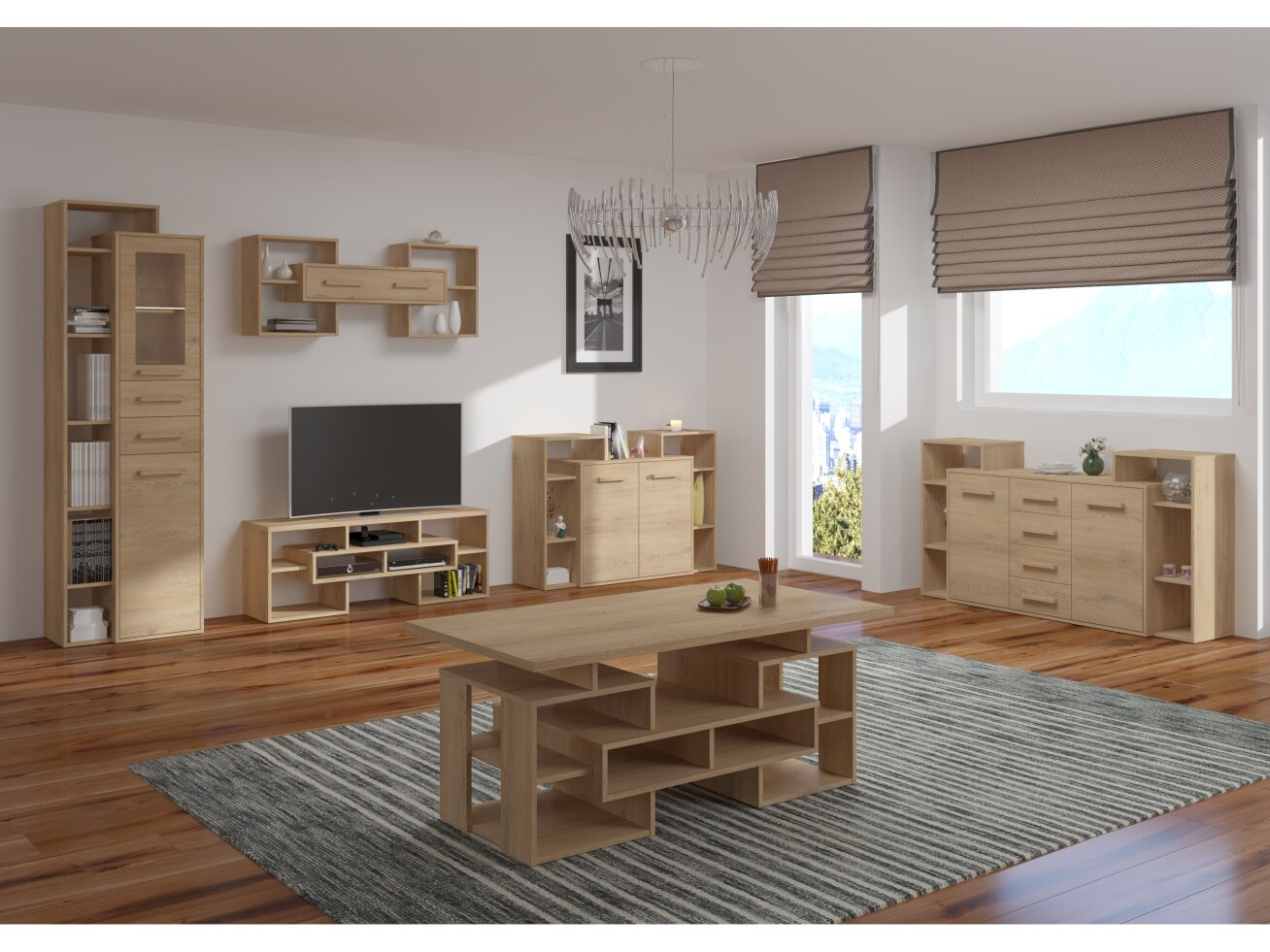 Svetainės baldų komplektas RIO 5 5 Svetainės baldų komplektas RIO 5 5