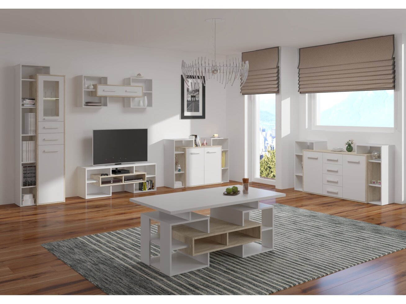 Svetainės baldų komplektas RIO 5 8