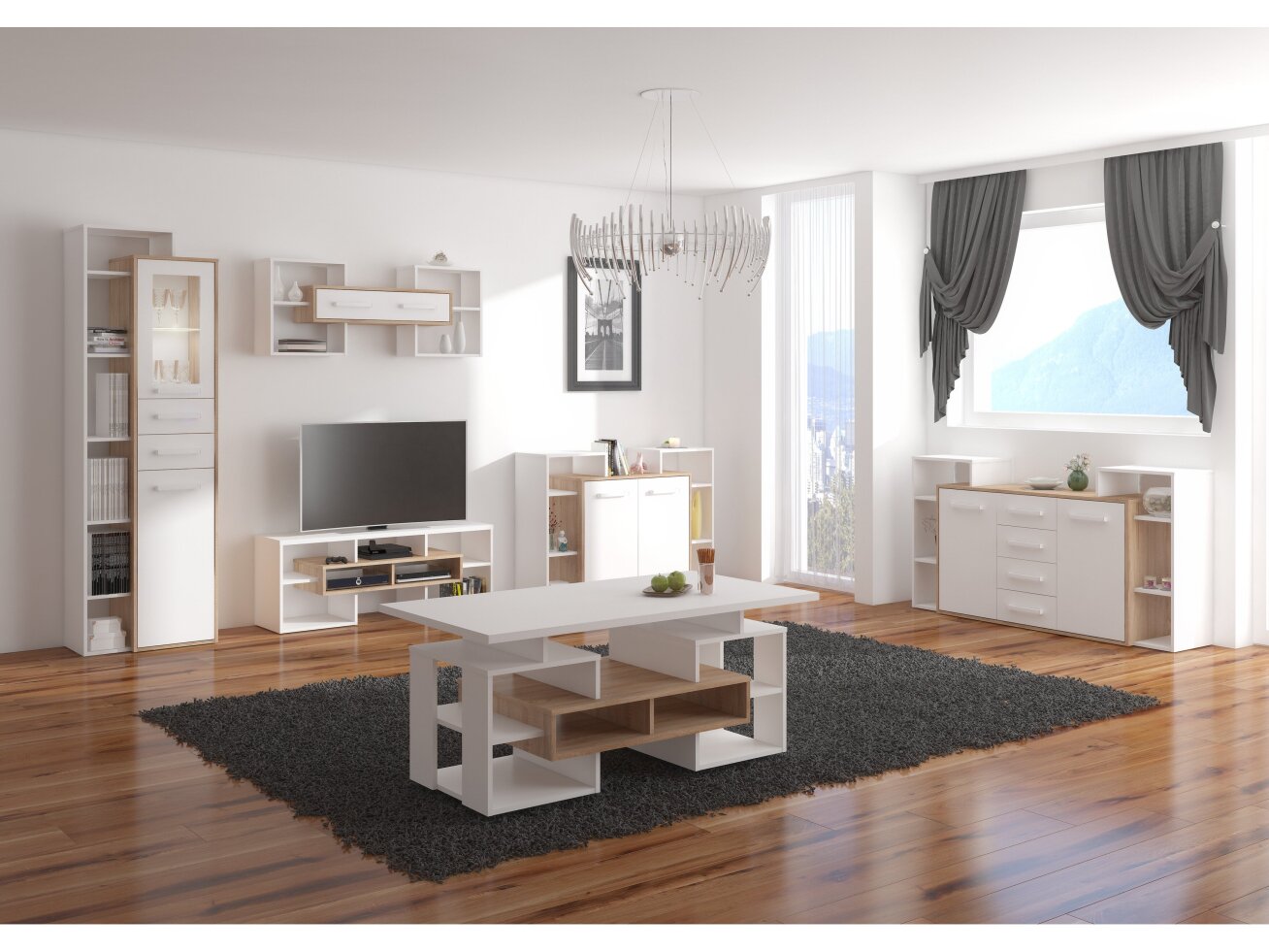 Svetainės baldų komplektas RIO 5 10 Svetainės baldų komplektas RIO 5 10