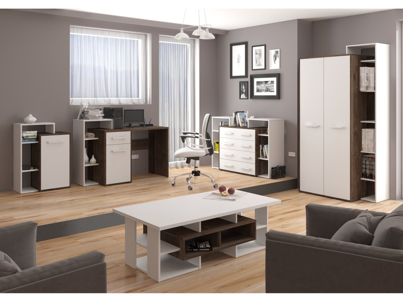 Biuro baldų komplektas RIO 6 9