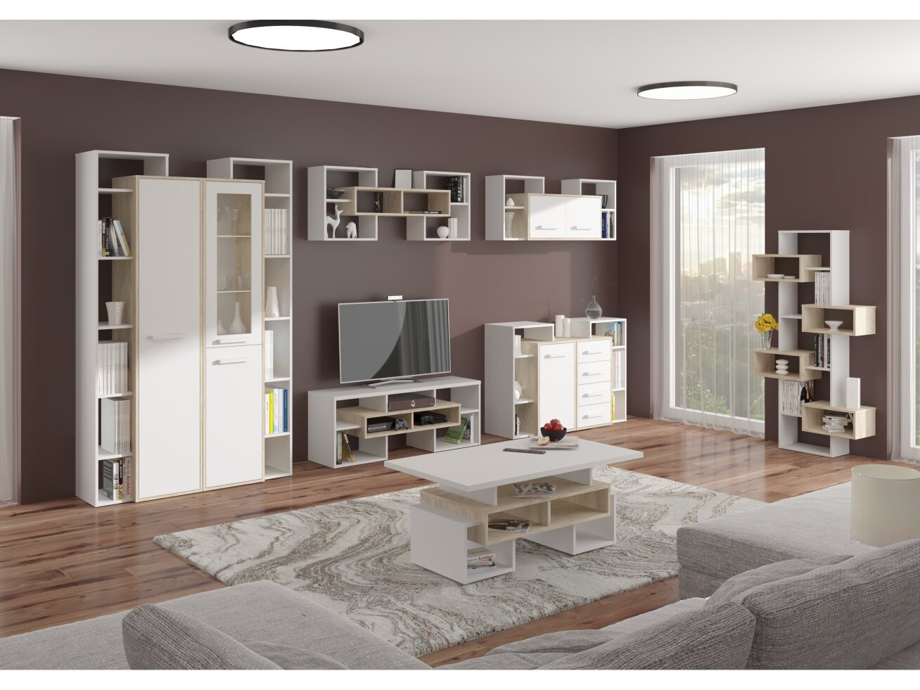 Svetainės baldų komplektas RIO 7 11