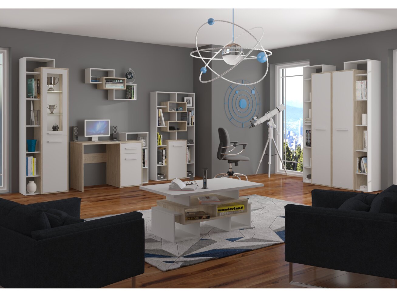 Biuro baldų komplektas RIO 8 8 Biuro baldų komplektas RIO 8 8