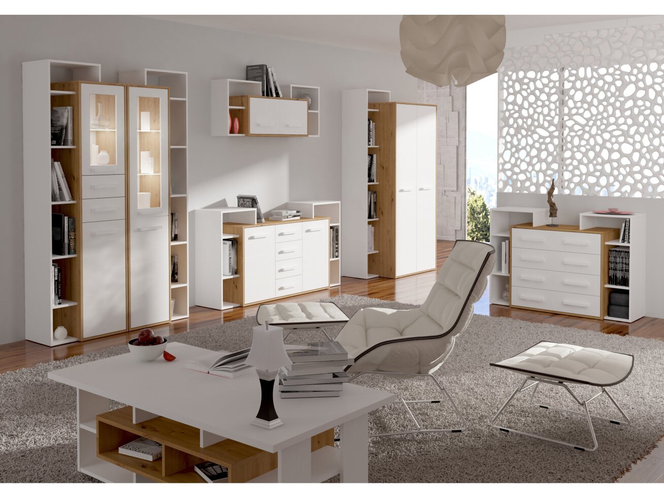 Biuro baldų komplektas RIO 10 8