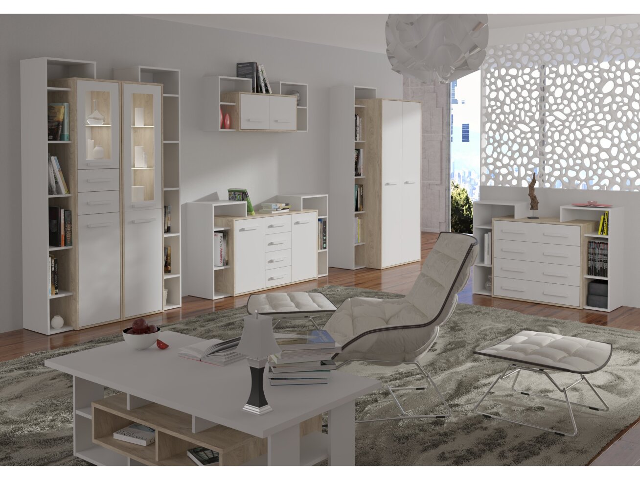 Biuro baldų komplektas RIO 10 9 Biuro baldų komplektas RIO 10 9